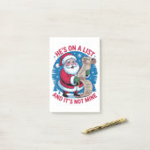 He's On A List and It's Not Mine Post-it® Notes (Op bureau)