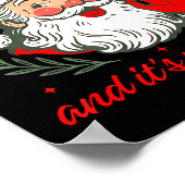 He's On The List And It's Not Mine  Poster (Hoek)