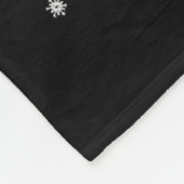 He's On The List Not Mine Santa Funny Christmas Fleece Deken (Hoek)