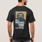 He's Watching You 2026 - Back print T-shirt (Achterkant)