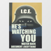He's Watching You 2026 Raamsticker (Vel)