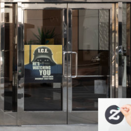 He's Watching You 2026 Raamsticker