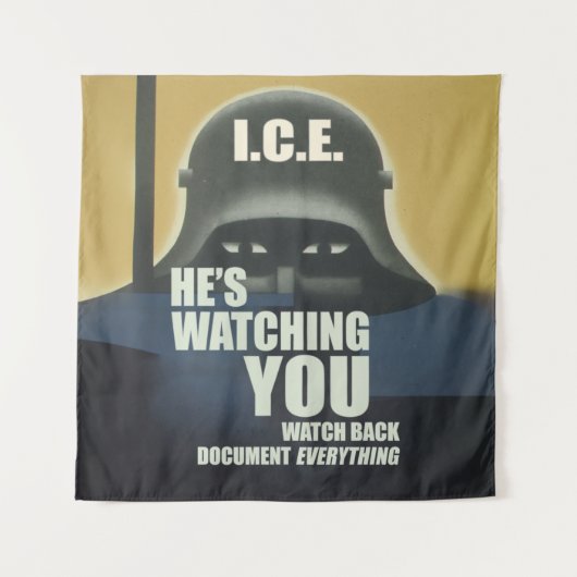 He's Watching You 2026 Wandkleed (Voorkant)