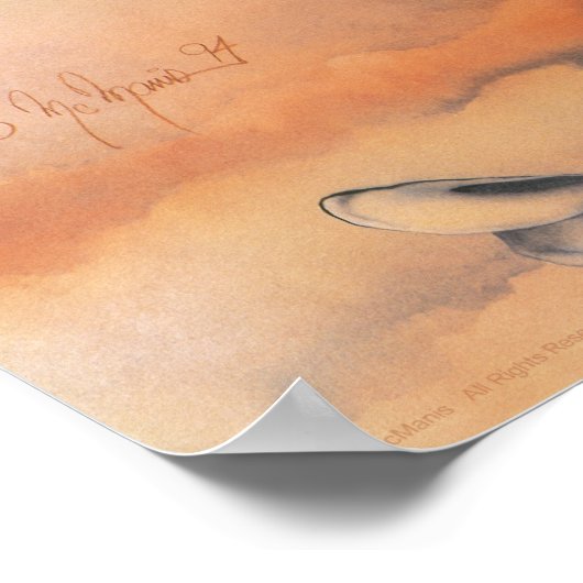 Hes Wearin' Red Poster (Hoek)