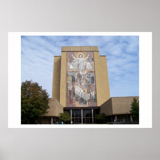 Hesbergh Library Poster (Voorkant)