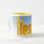 Hesed Tweekleurige Koffiemok (Voorkant links)