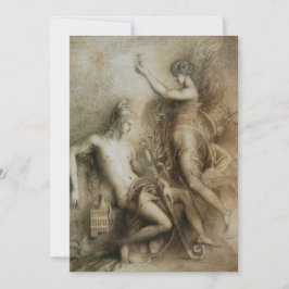 Hesiod en Muse van Gustave Moreau