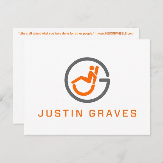 HESONWHEELS Post Kaart (Voorkant / Achterkant)