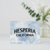 Hesperia California Briefkaart (Staand voorkant)