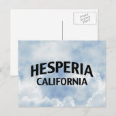 Hesperia California Briefkaart (Voorkant / Achterkant)