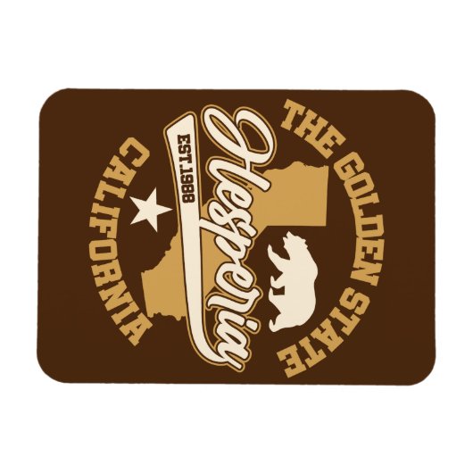 Hesperia, Californië Magneet (Horizontaal)