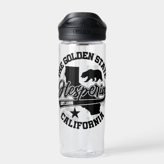 Hesperia, Californië Waterfles (Achterkant)