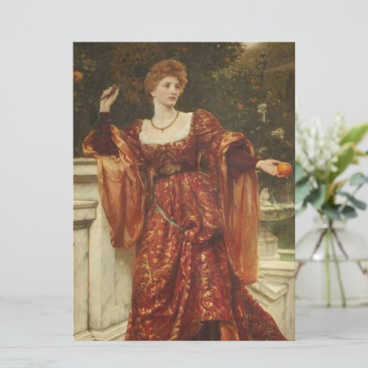 Hesperia (door Frank Dicksee) Kaart (Staand voorkant)