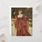 Hesperia (door Frank Dicksee) Kaart (Voorkant / Achterkant in situ)