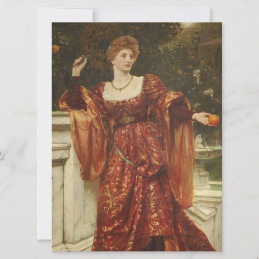 Hesperia (door Frank Dicksee) Kaart (Voorkant)