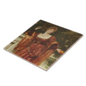 Hesperia (door Frank Dicksee) Tegeltje (Zijkant)