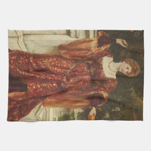 Hesperia (door Frank Dicksee) Theedoek (Horizontaal)