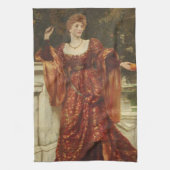 Hesperia (door Frank Dicksee) Theedoek (Verticaal)