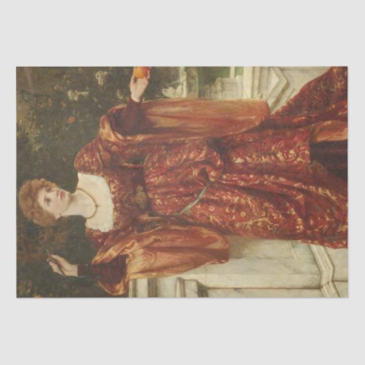 Hesperia (door Frank Dicksee) Tissuepapier (Voorkant)