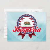 Hesperie, CA Briefkaart (Voorkant / Achterkant)