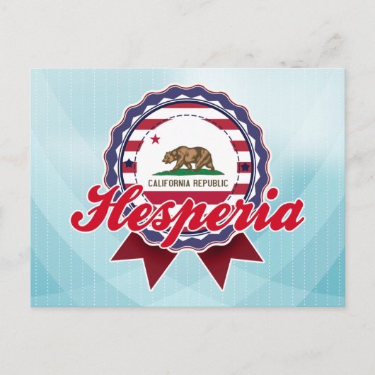 Hesperie, CA Briefkaart (Voorkant)