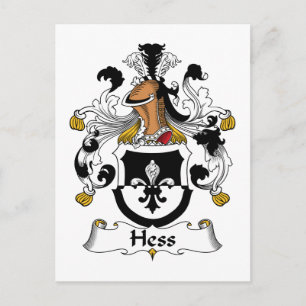 Hess Family Crest Briefkaart