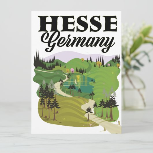Hesse Germany Travel poster (Staand voorkant)