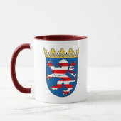 Hessen - Coat of Arms/Wappen Coffee Mug Mok (Links)