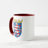 Hessen - Coat of Arms/Wappen Coffee Mug Mok (Voorkant links)