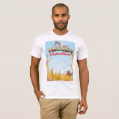 Hessen Deutschland Reiseplakat T-shirt (Voorkant volledig)