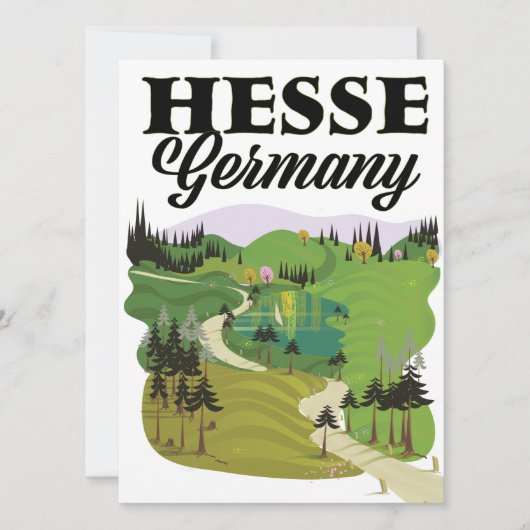 Hessen Duitsland Reisposter (Voorkant)