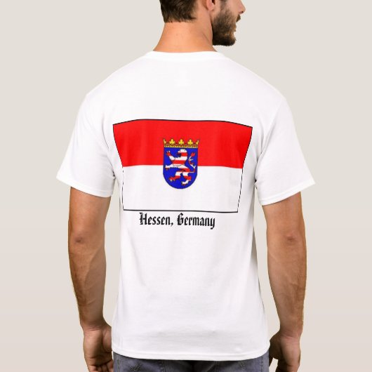 Hessen, Duitsland T-shirt (Achterkant)