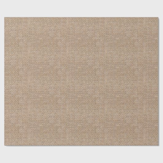 Hessian Fabric Cadeaupapier (Vlak)