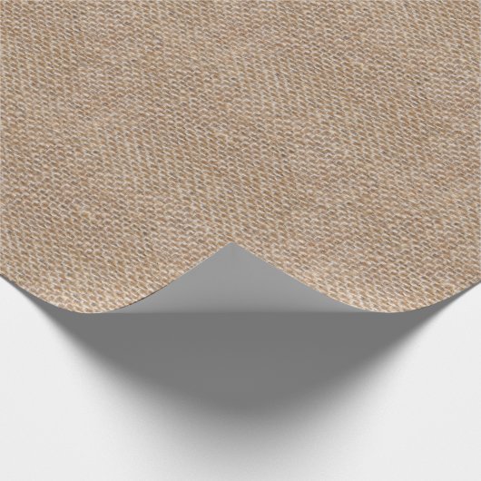 Hessian Fabric Cadeaupapier (Hoek)