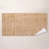 Hessian sackcloth burlap woven texture background, badhanddoek (Badhanddoek)
