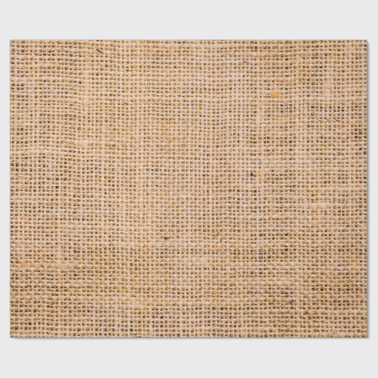 Hessian sackcloth burlap woven texture background; cadeaupapier (Vlak)