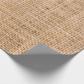 Hessian sackcloth burlap woven texture background; cadeaupapier (Hoek)
