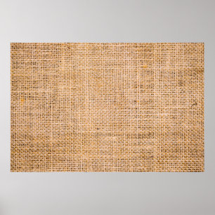 Hessian sackcloth burlap woven texture background; poster