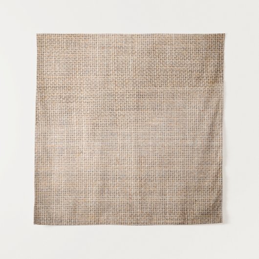 Hessische zakdoek, geweven textuur achtergrond. wandkleed (Voorkant (horizontaal))