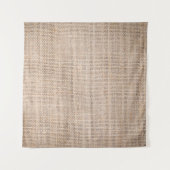 Hessische zakdoek, geweven textuur achtergrond. wandkleed (Voorkant)