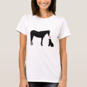 Hest Og Hund Apparel T-shirt (Voorkant)