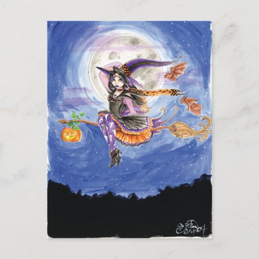 "Hester and the Bats"-Briefkaart Briefkaart (Voorkant)