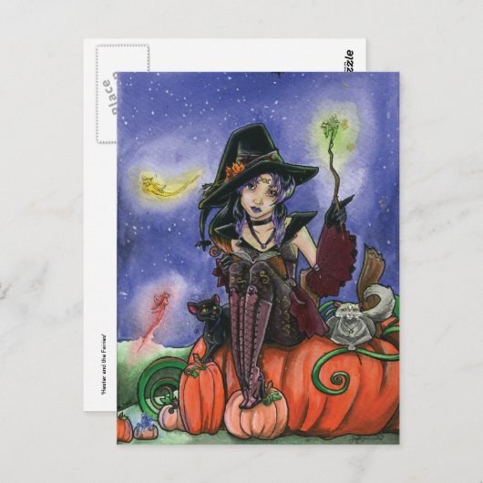 "Hester and the Fairies" Postcard Briefkaart (Voorkant / Achterkant)