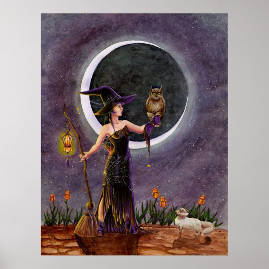 "Hester and the Owl"-Poster Poster (Voorkant)