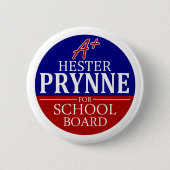 Hester Prynne voor de Button van de schoolraad (Voorkant)