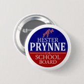 Hester Prynne voor de Button van de schoolraad (Voorkant /achterkant)