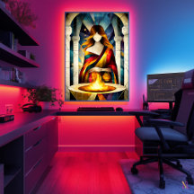 Hestia - Cubistische Minimalistische Legende - God