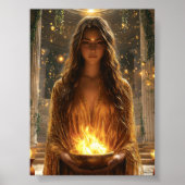 Hestia, de godin van het hart poster (Voorkant)