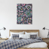 HESTIA: Eeuwige Gloed- Maximalistische Canvasprint Canvas Afdruk (Insitu (Slaapkamer))