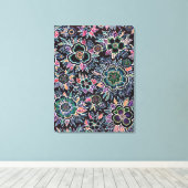 HESTIA: Eeuwige Gloed- Maximalistische Canvasprint Canvas Afdruk (Insitu (Houten vloer))
